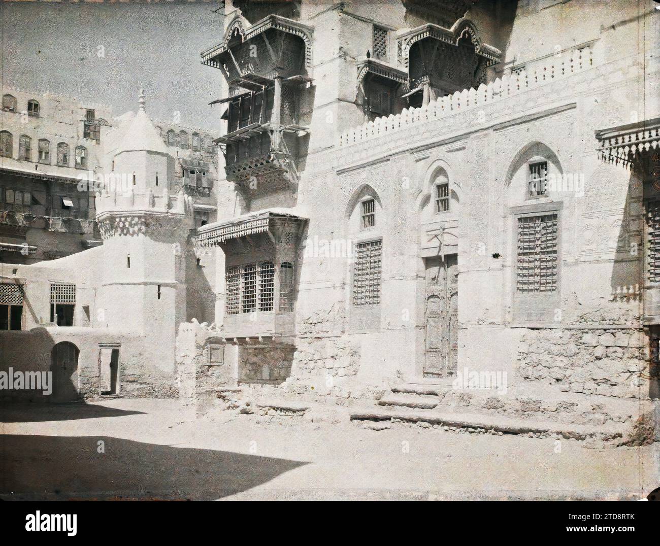 Jeddah, Arabia Rich Traditional House façade, religion, HD, Habitat, Architecture, Islam, existe