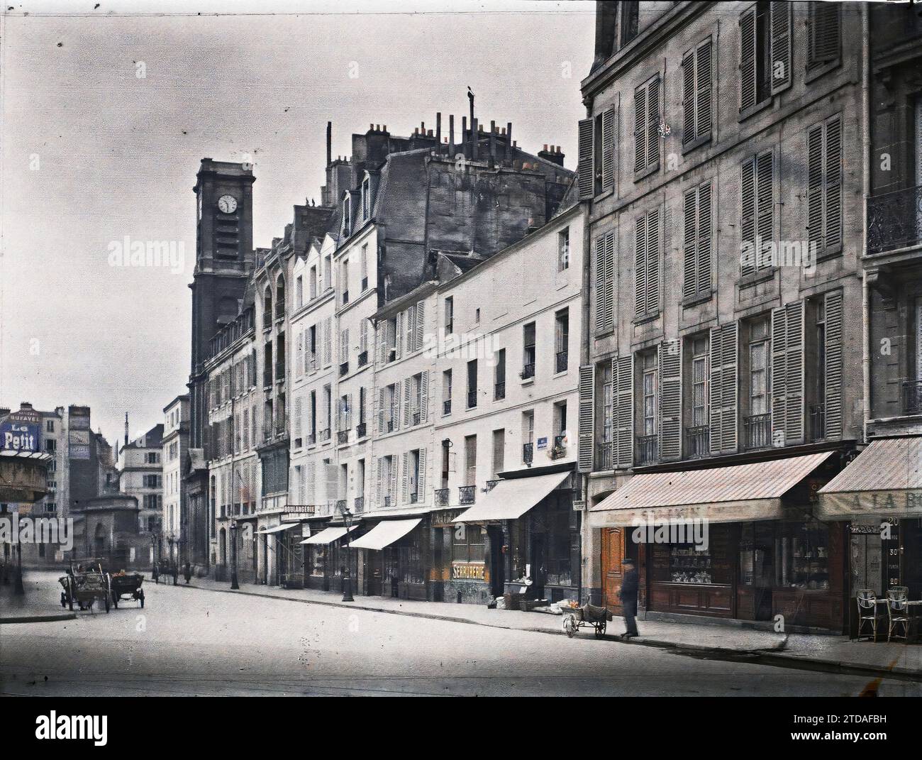Paris (VE arr.), France rue St-Jacques, au numéro 240, activité ...