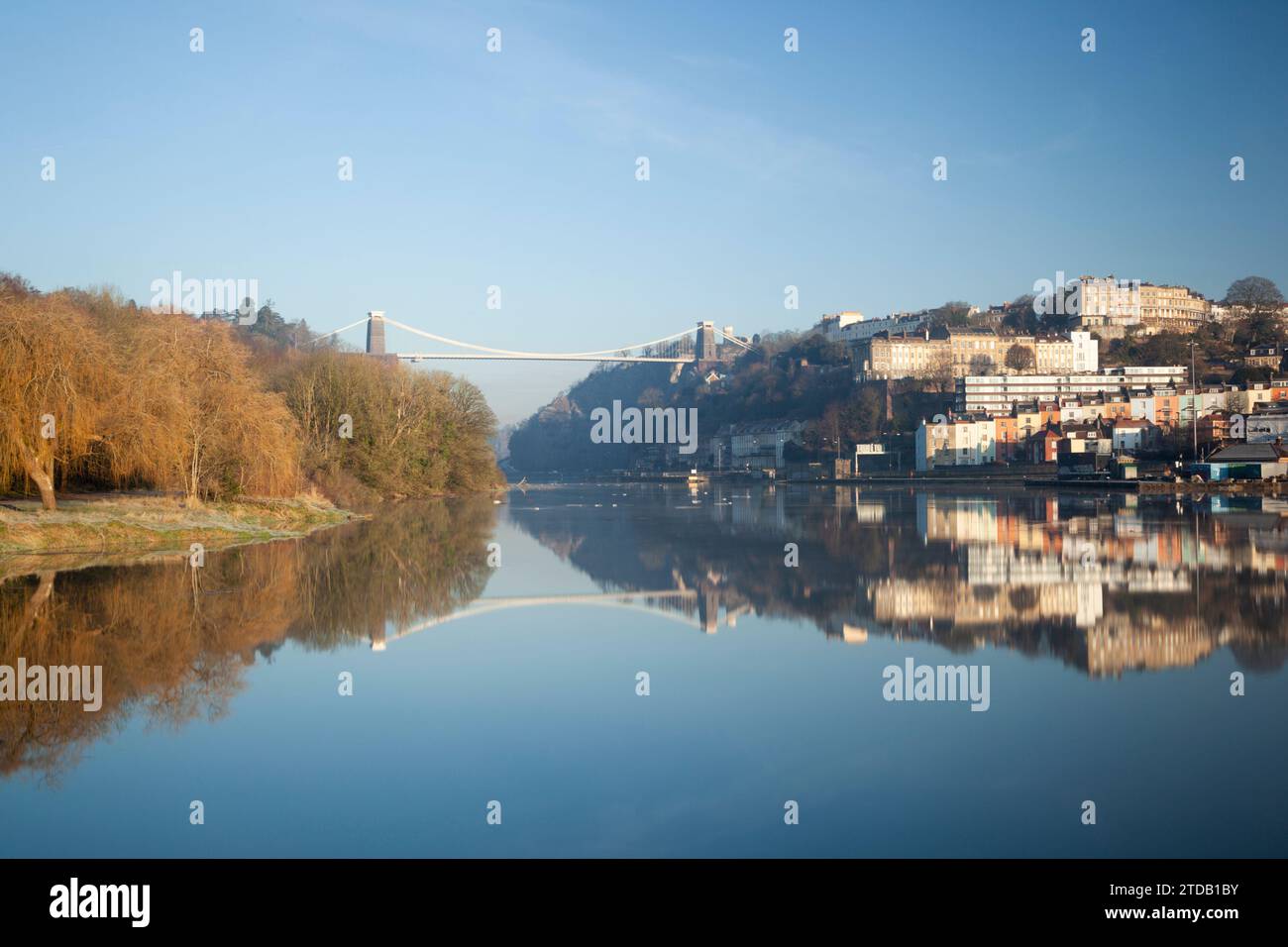 Pont suspendu de Clifton et Hotwells. Bristol, Royaume-Uni. Banque D'Images