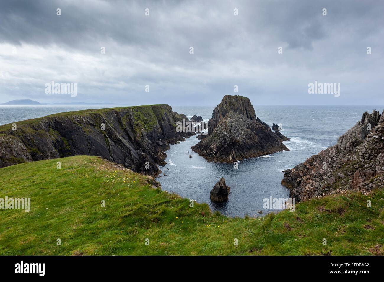 Malin Head. Comté de Donegal, Irlande. Banque D'Images