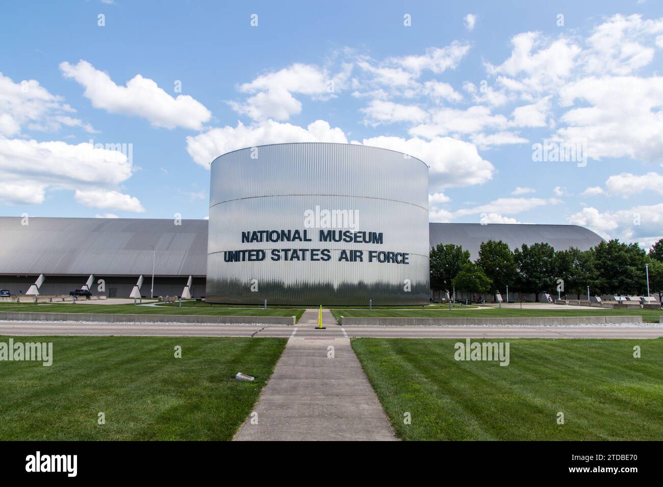 Musée national de l'US Air Force bâtiment USAF à dayton, Ohio. Banque D'Images