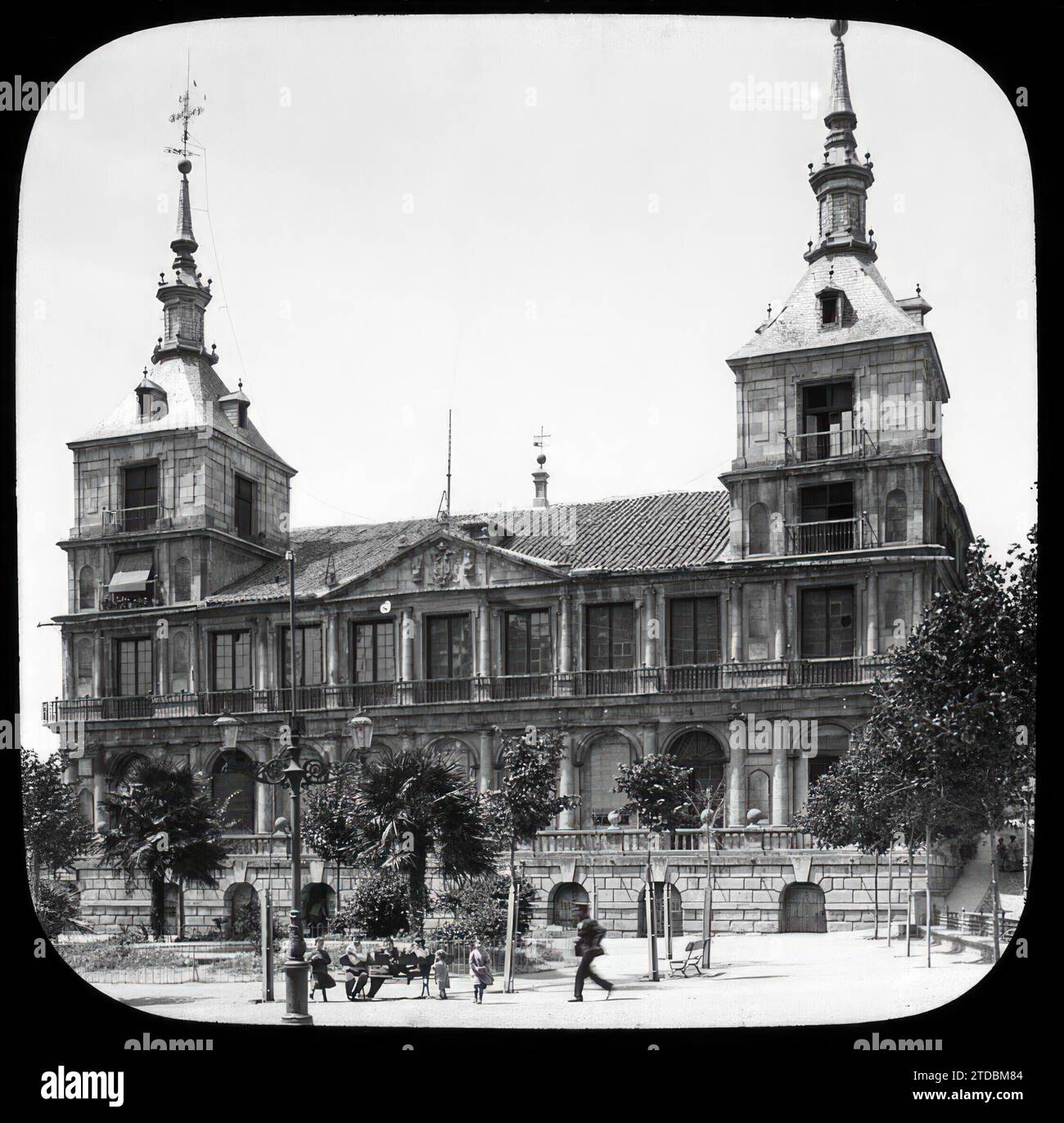 Archives municipales de Tolède vers 1910. Crédit : Album / Archivo ABC Banque D'Images
