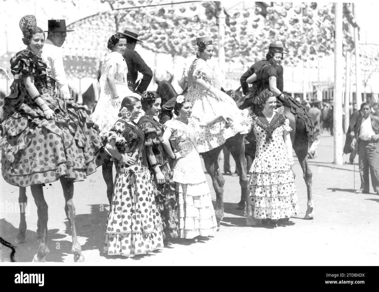 03/31/1936. La foire de Séville. Crédit : Album / Archivo ABC / Serrano Banque D'Images