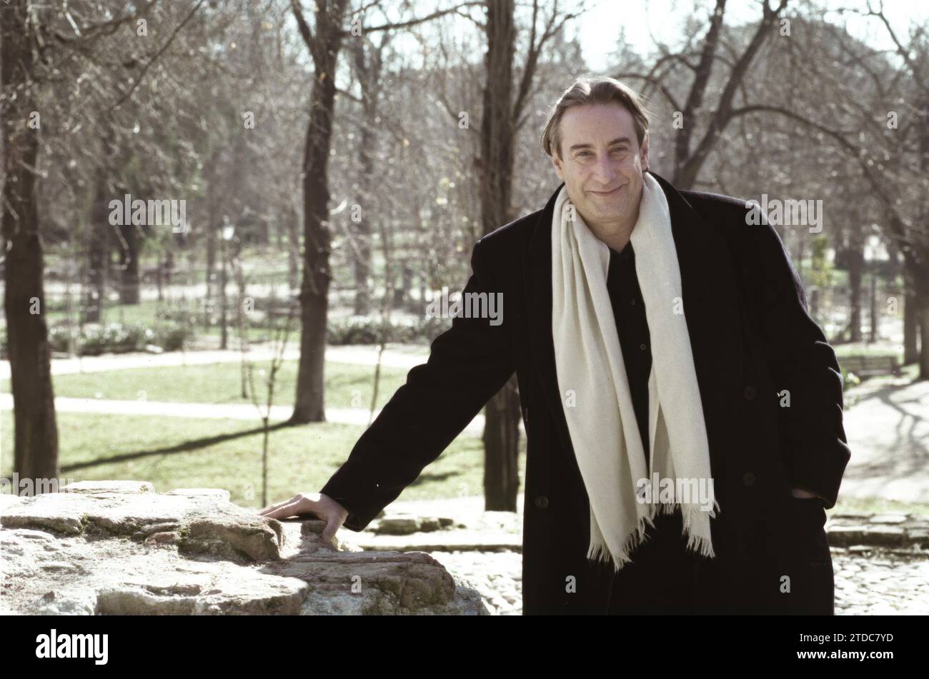 01/20/2004. Madrid, 1-21-04. Juanjo Puigcorbe, acteur. Photo Gonzalo Cruz. Crédit : Album / Archivo ABC / Gonzalo Cruz Banque D'Images