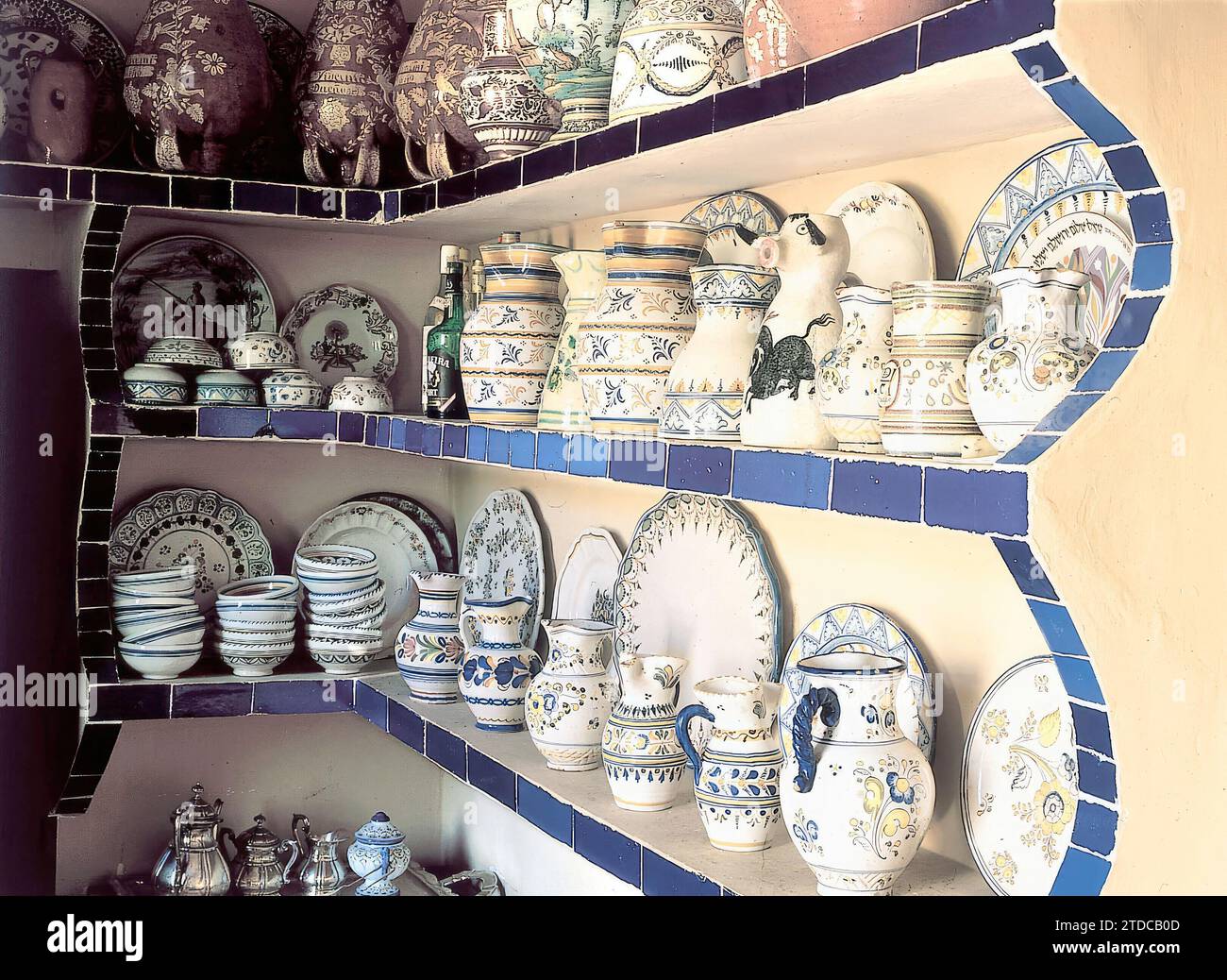 Toledo, décembre 1989. El Cigarral de Menores, propriété de Gregorio Marañón. Crédit : Album / Archivo ABC Banque D'Images