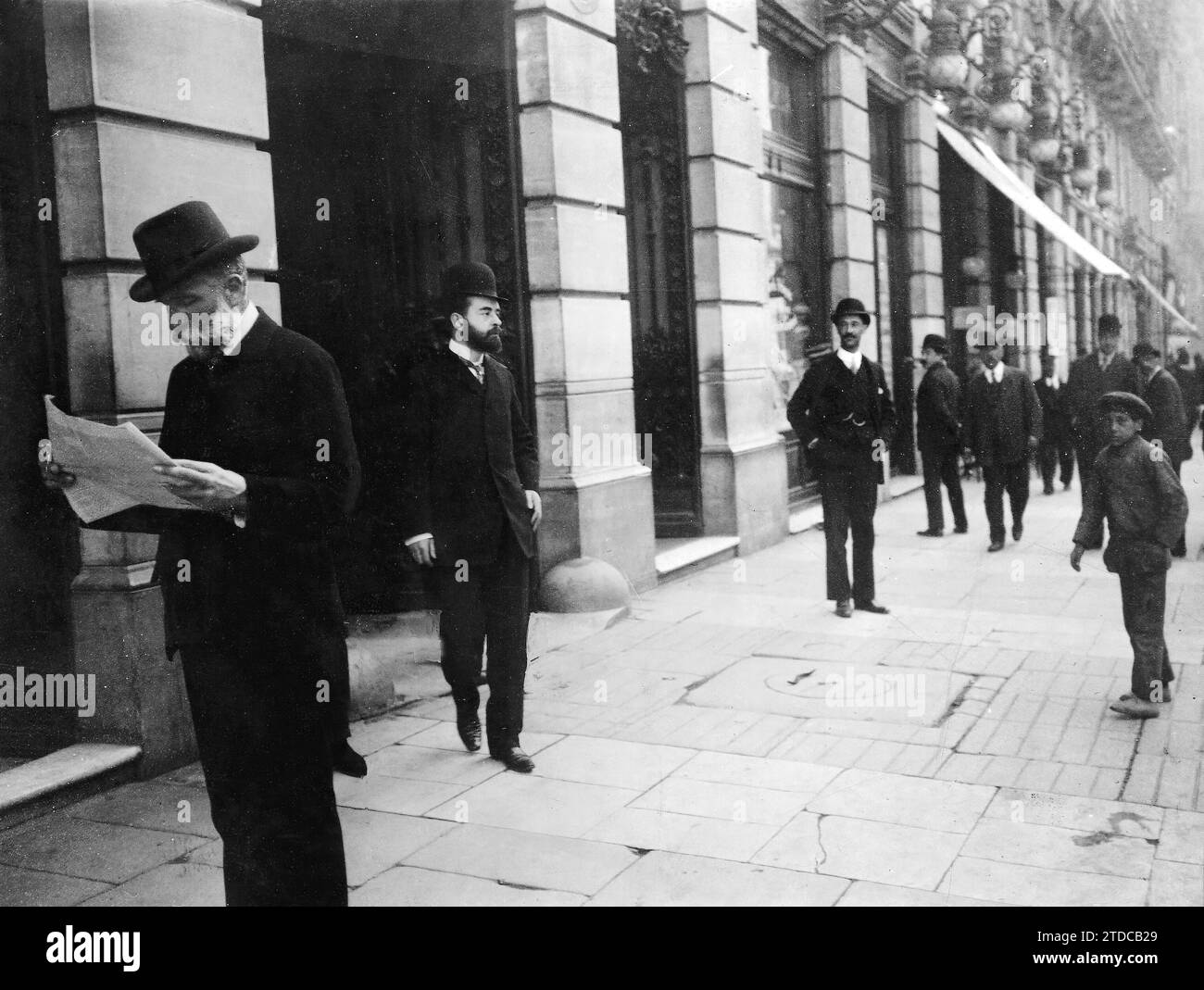 12/31/1908. Photo Alba. Don Juan de Macias et le réel. Lieutenant-colonel de l ' organe judiciaire de la marine, auteur de la plainte déposée contre le Gouvernement. Crédit : Album / Archivo ABC / Ramón Alba Banque D'Images