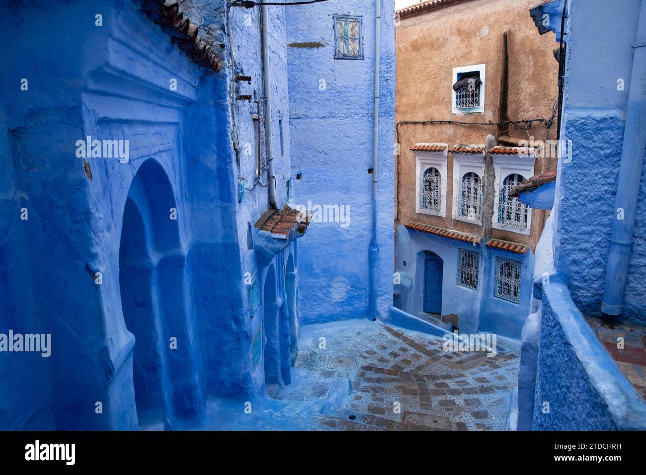 Chefchouen, montagnes du RIF, Maroc Banque D'Images