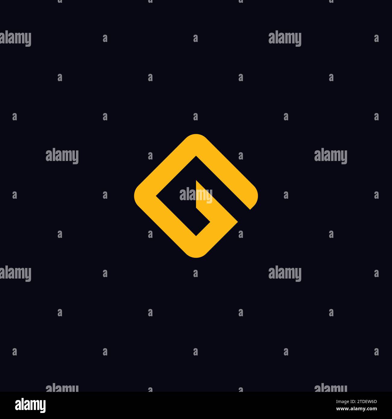 AG logo Design simple. Icône lettre AG Illustration de Vecteur