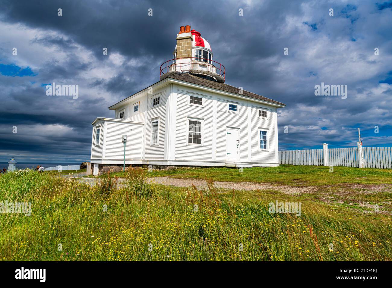 Lieu historique national du phare du Cap-Spear, Terre-Neuve, Canada, Amérique du Nord Banque D'Images