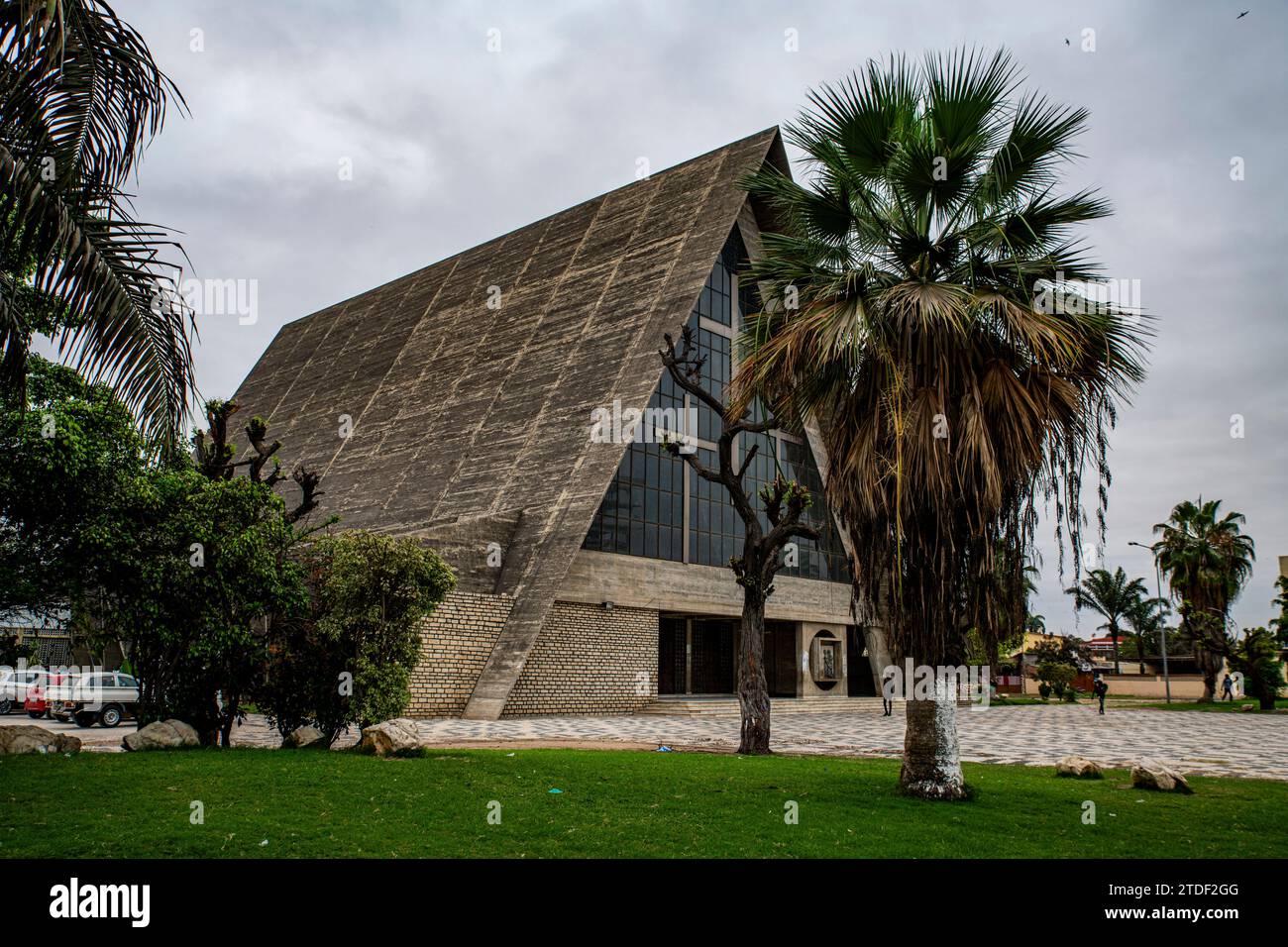 Cathédrale notre-Dame de Fatima, Benguela, Angola, Afrique Banque D'Images