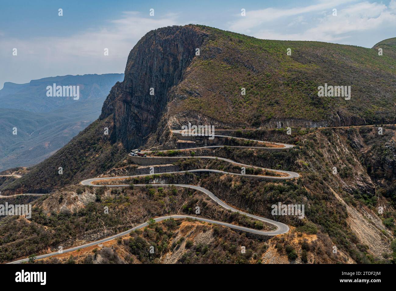 Aérien du col de Serra da Leba, Angola, Afrique Banque D'Images