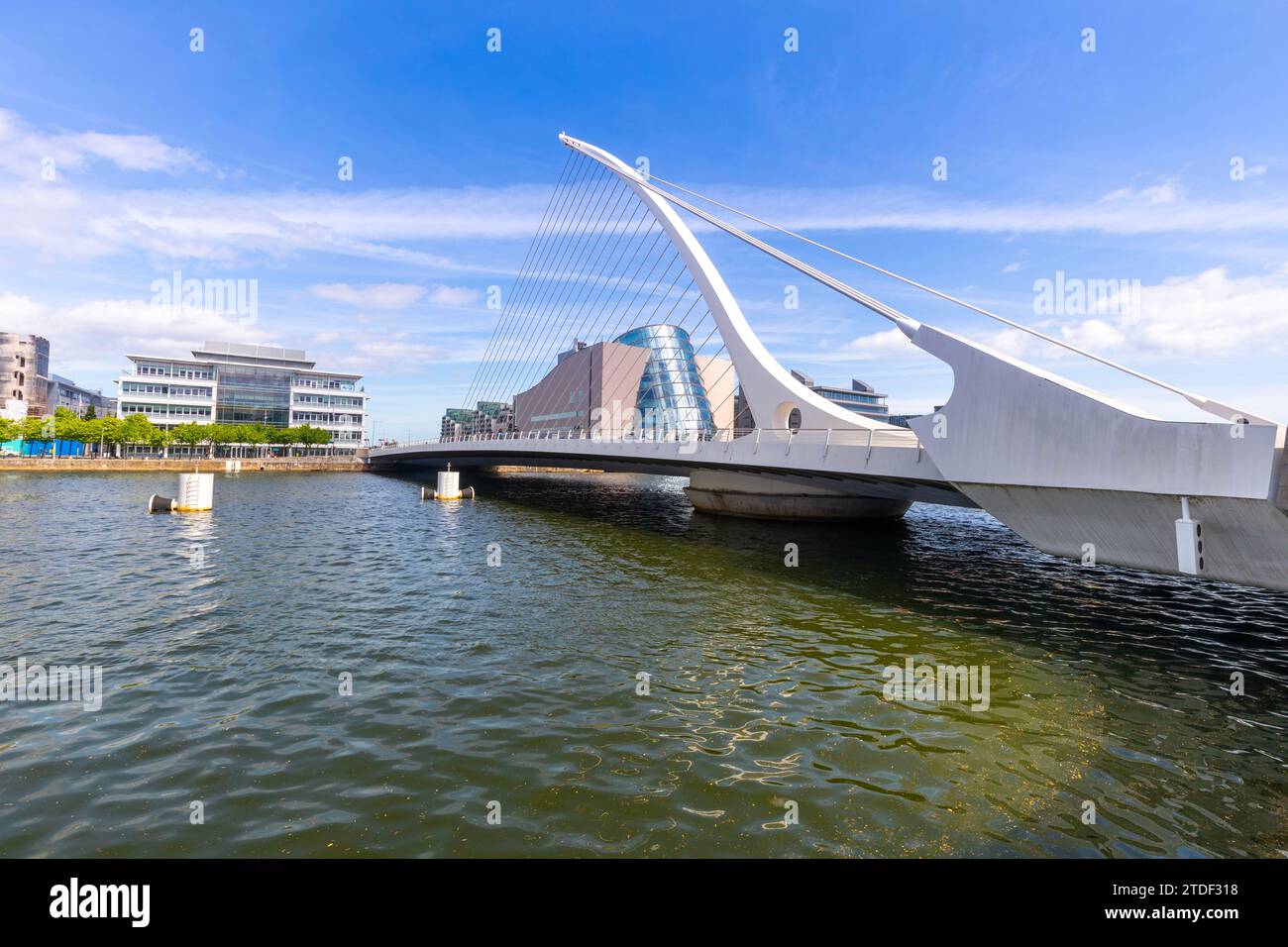 Pont Samuel Beckett, River Liffey, Dublin, République d'Irlande, Europe Banque D'Images