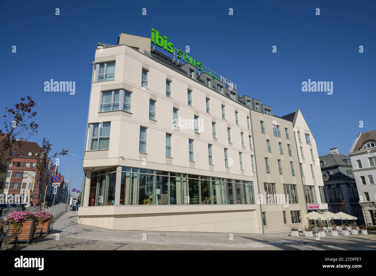 Hotel ibis Styles, Panienska, Stettin, Woiwodschaft Westpommern, Polen *** Hotel ibis Styles, Panienska, Szczecin, West Pomeranian Voivodeship, Pologne Banque D'Images