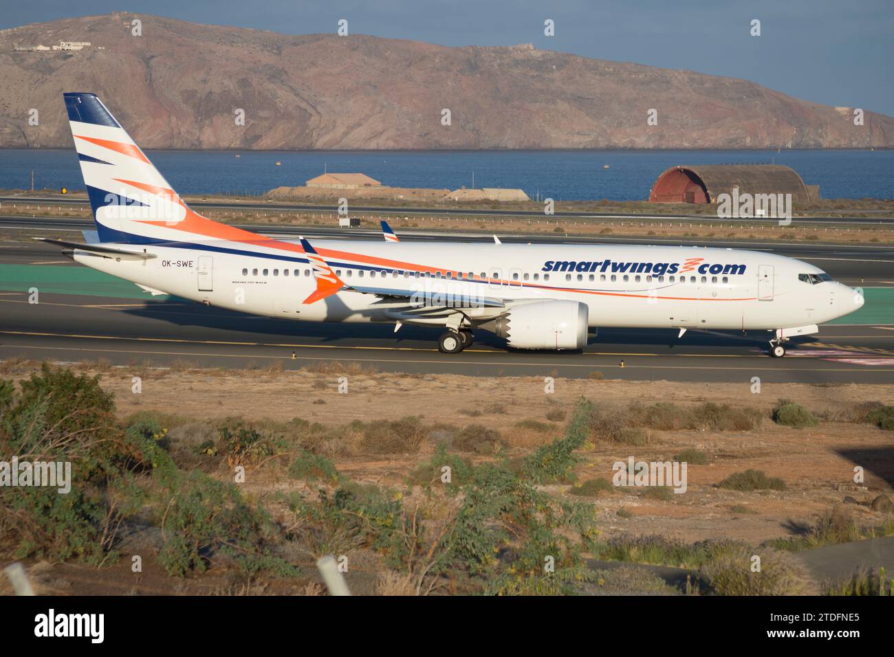 Boeing 737 MAX de la compagnie SmartWings Banque D'Images