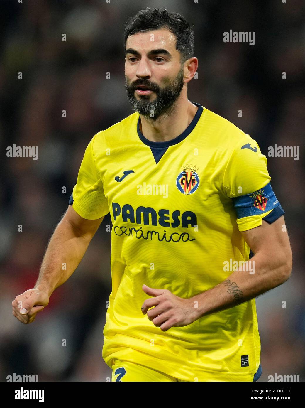 Madrid, Espagne. 17 décembre 2023. Raul Albiol de Villarreal CF lors du match de la Liga entre le Real Madrid et Villarreal CF a joué au stade Santiago Bernabeu le 17 décembre 2023 à Madrid, Espagne. (Photo de Cesar Cebolla/PRESSINPHOTO) crédit : PRESSINPHOTO SPORTS AGENCY/Alamy Live News Banque D'Images