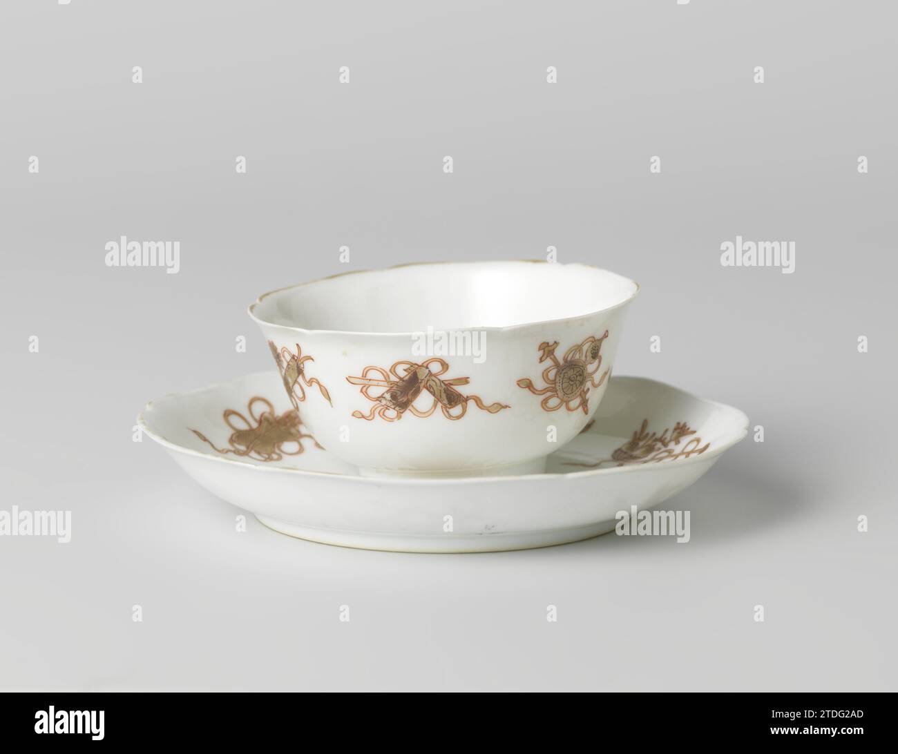 Tasse à Soupe Rosenthal Flûte Enchantée Sarastro - Porcelaine Dorée, Avec Soucoupe, Neuve