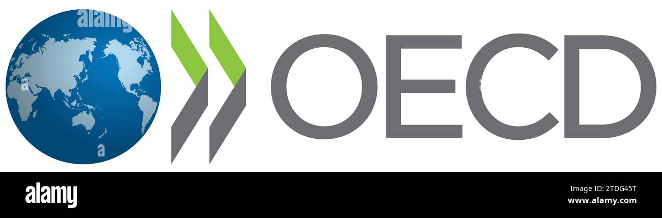 Logo de l'Organisation de coopération et de développement économiques Banque D'Images