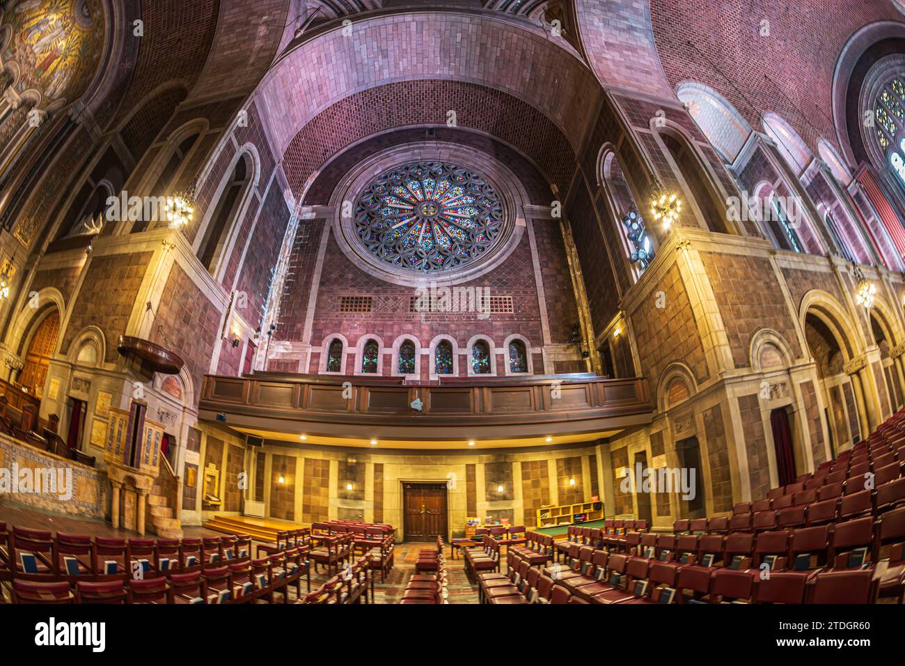 NEW YORK, États-Unis-MARS 7,2020:intérieur de l'église Saint-Bartholomew.Paroisse épiscopale fondée en janvier 1835, situé sur Park Avenue Midtown Manhattan.Eccles Banque D'Images