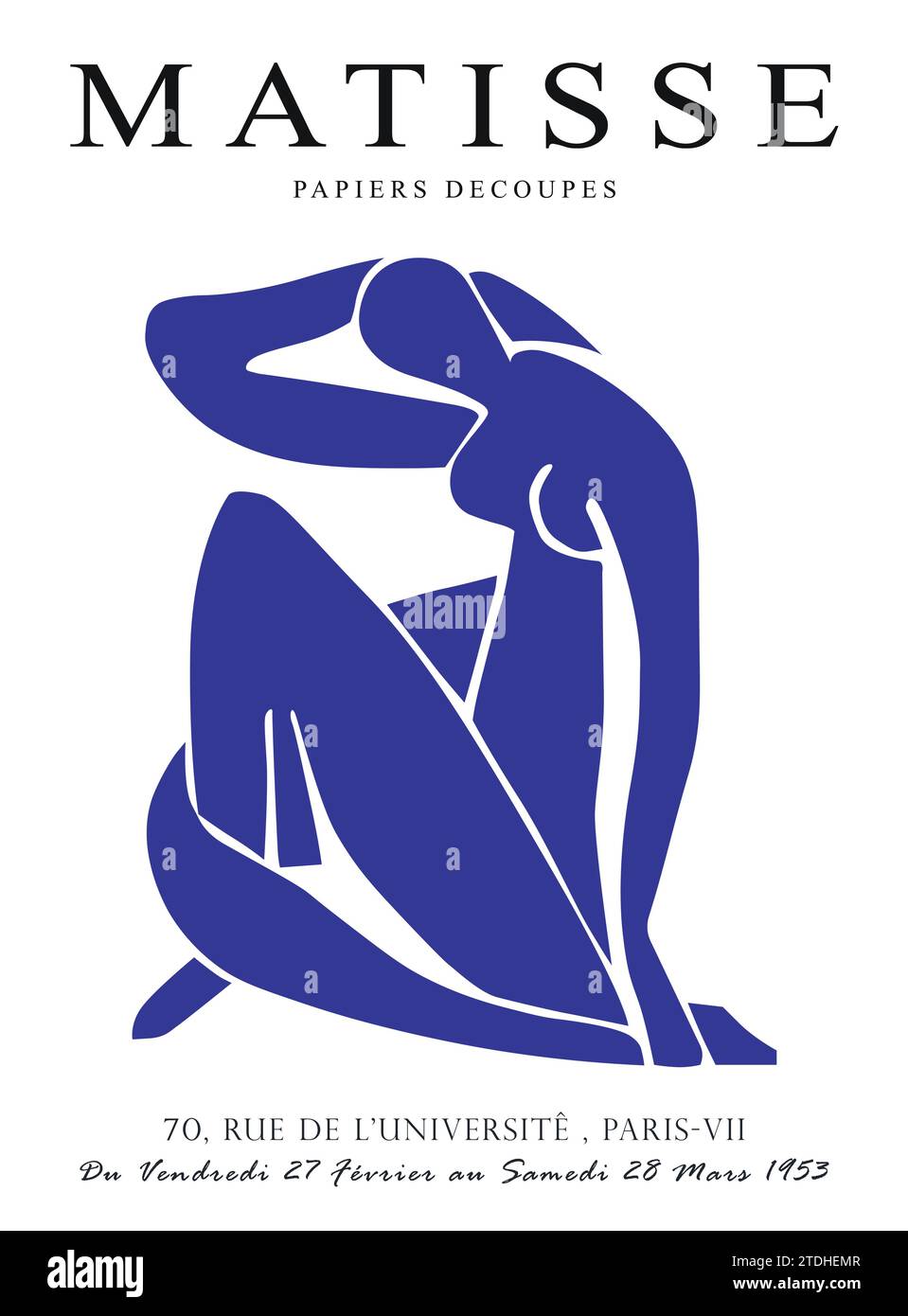 Contient Art abstrait dans le style Matisse, Art moderne décoratif, affiche d'illustration vectorielle. Illustration de Vecteur