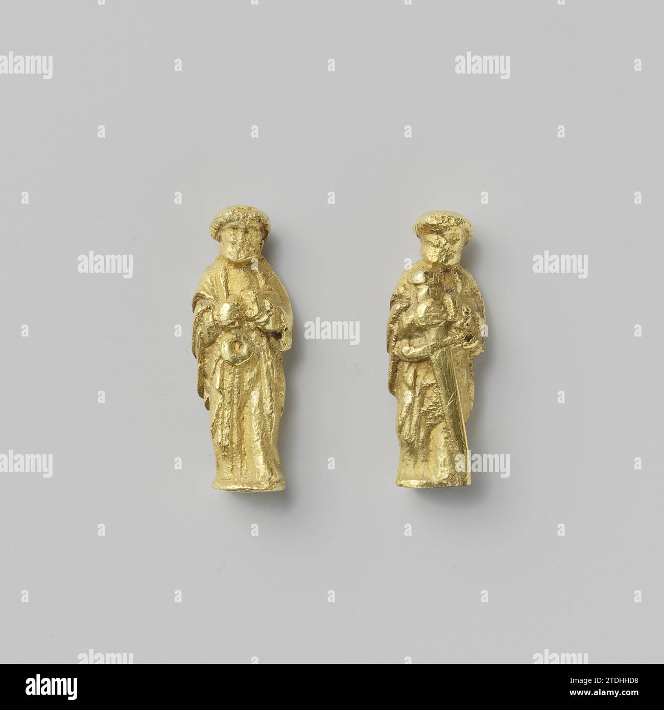 Deux figures de saints (probablement pas d'origine), c. 1520 deux figures de saints (probablement pas d'origine) du Breda Monstrans (BK-1981-2). Breda argent (métal) dorant deux figures de saints (probablement pas d'origine) des Breda Monstrans (BK-1981-2). Dorure argent Breda (métal) Banque D'Images