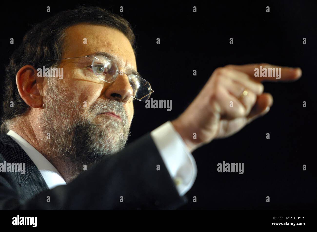 03/09/2004. Barcelone 03/10/04.. PP rallye central à Barcelone....... FTOS Yolanda Cardo....... Archdc image numérique. Crédit : Album / Archivo ABC / Yolanda Cardo Banque D'Images