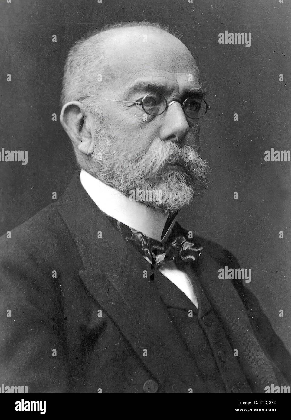 12/31/1899. Berlin. Dr Roberto Koch, célèbre bactériologiste allemand. Crédit : Album / Archivo ABC Banque D'Images