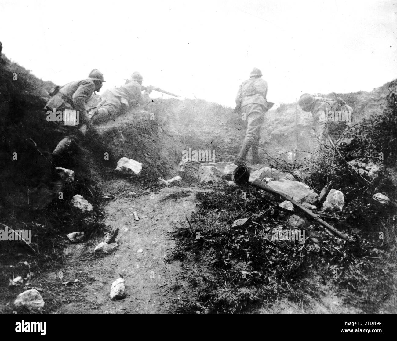 Verdun (France), 1916. La bataille de Verdun oppose les armées allemande et française entre le 21 février et le 19 décembre 1916. Crédit : Album / Archivo ABC Banque D'Images