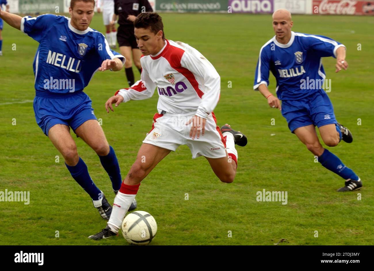 Séville, 11/28/2004. Deuxième division B. match entre Sevilla B et Melilla. Crédit : Album / Archivo ABC / Raúl Doblado Banque D'Images