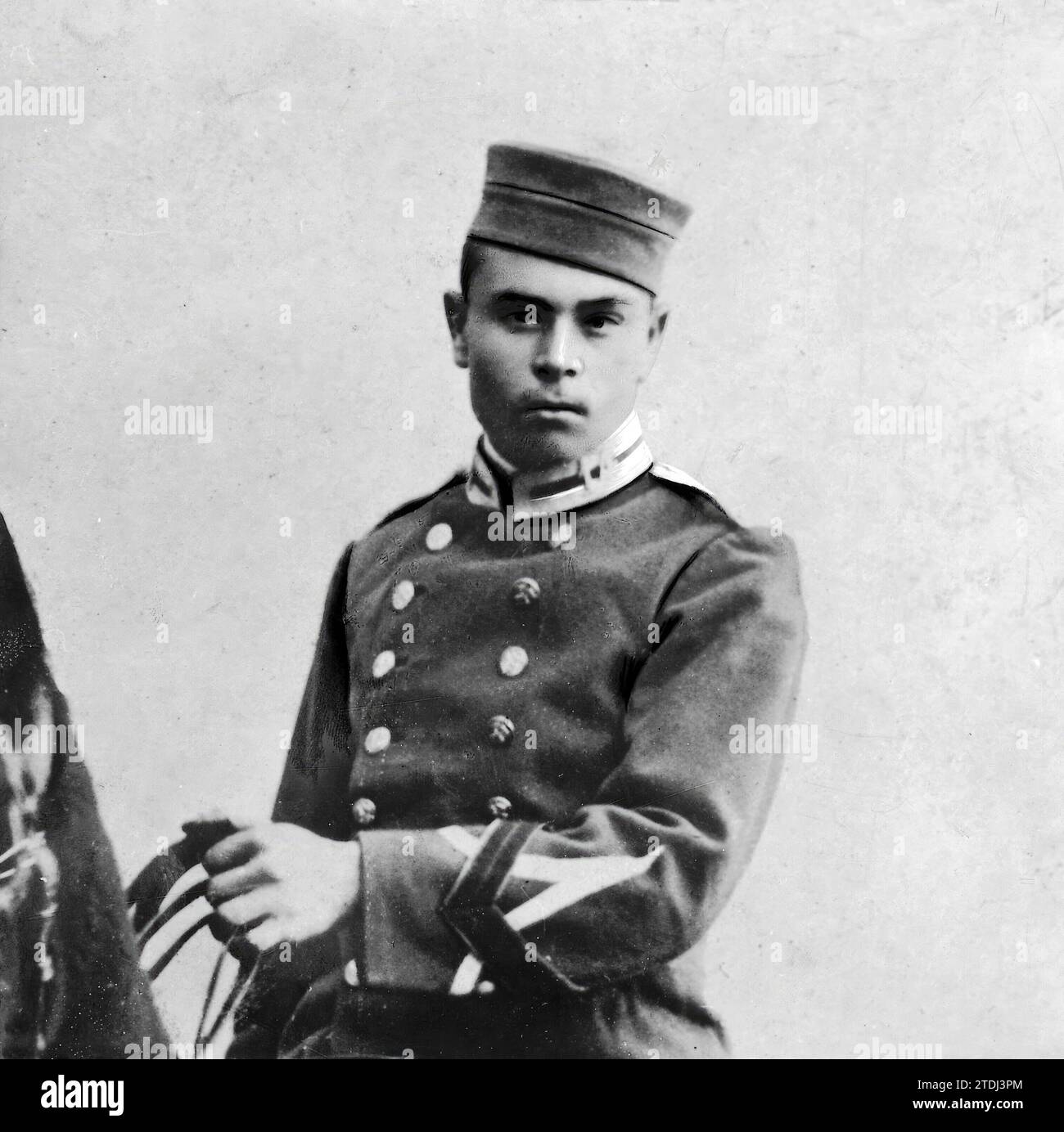 03/31/1911. Le meurtrier Francisco Cerda, jugé hier par une cour martiale à Valence. Crédit : Album / Archivo ABC / Moya Banque D'Images