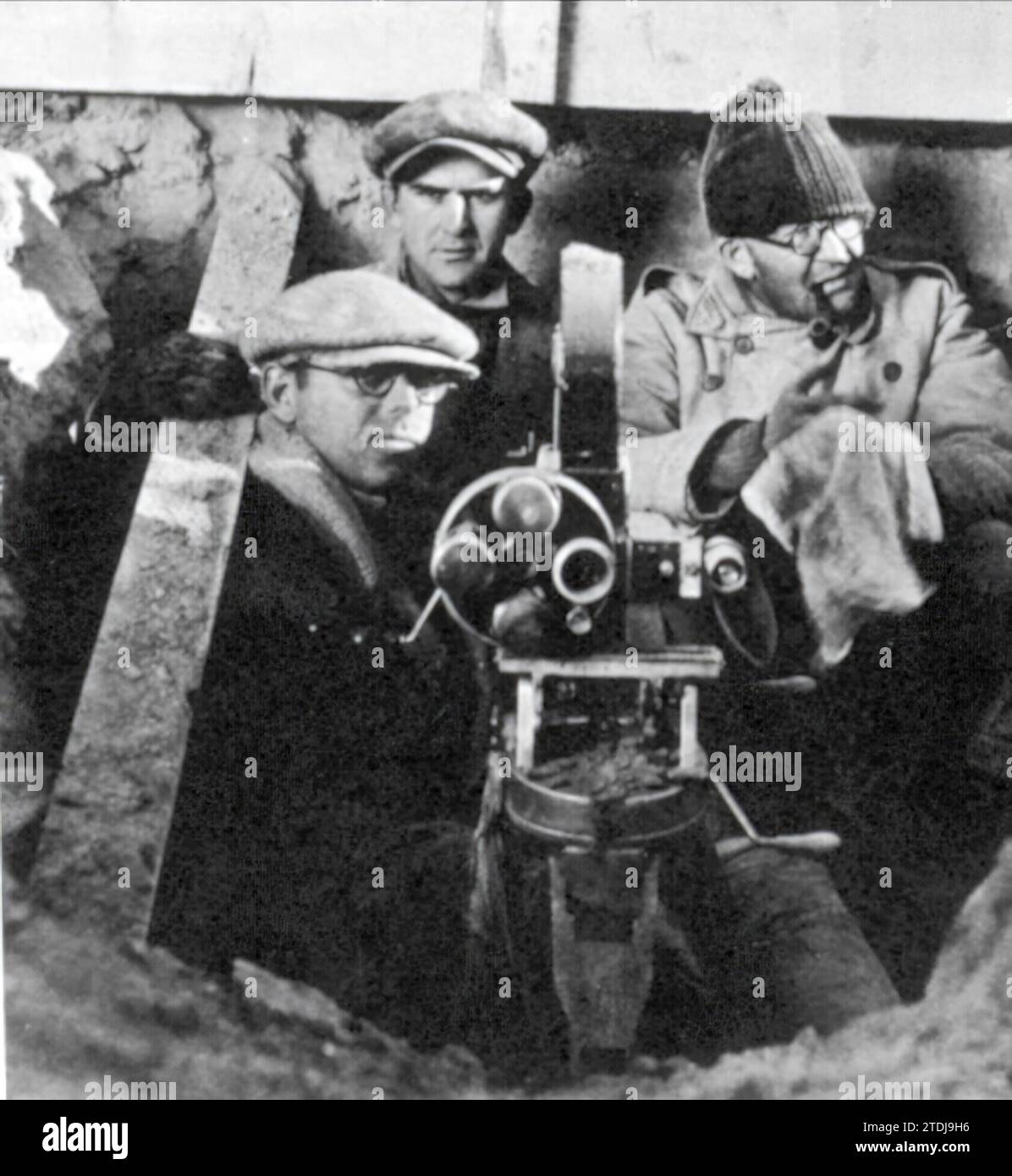 12/31/1923. Tournage de 'The Iron Horse', WESTERN réalisé par John Ford. Crédit : Album / Archivo ABC Banque D'Images