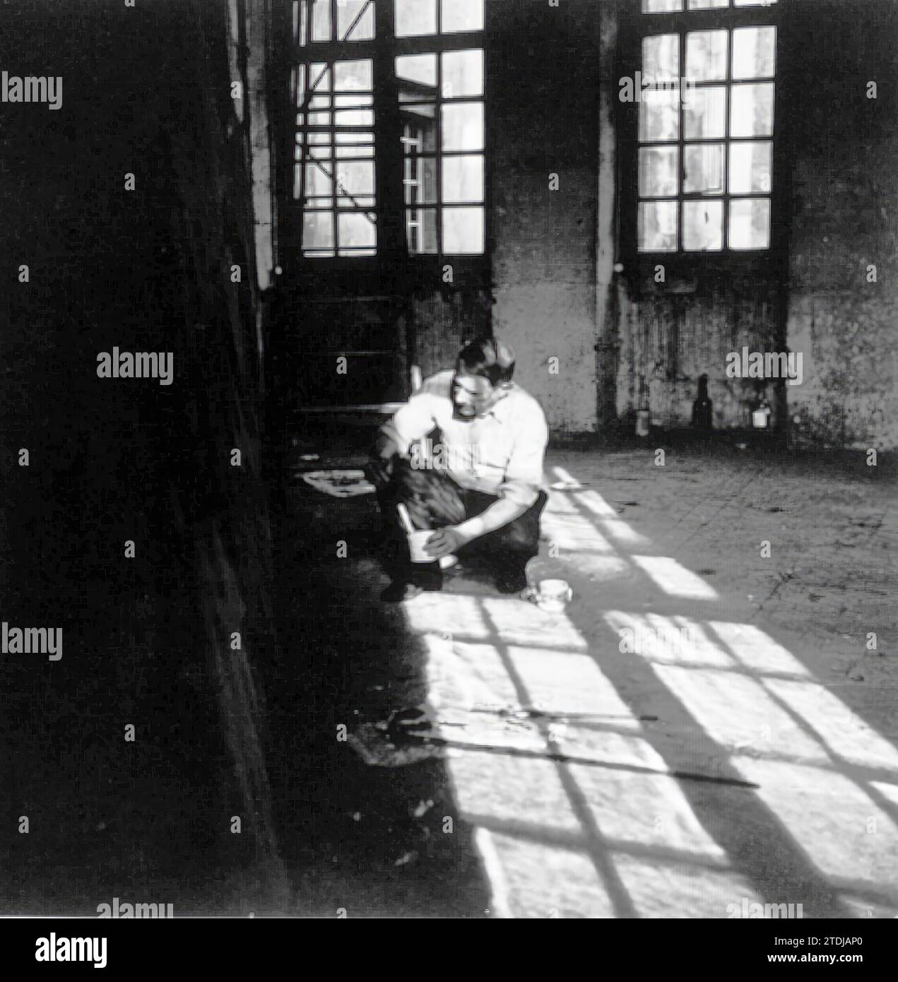 05/01/1937. Picasso au milieu de son processus créatif. Photos de Maar prises entre le 11 mai et le 4 juin 37. Crédit : Album / Archivo ABC Banque D'Images