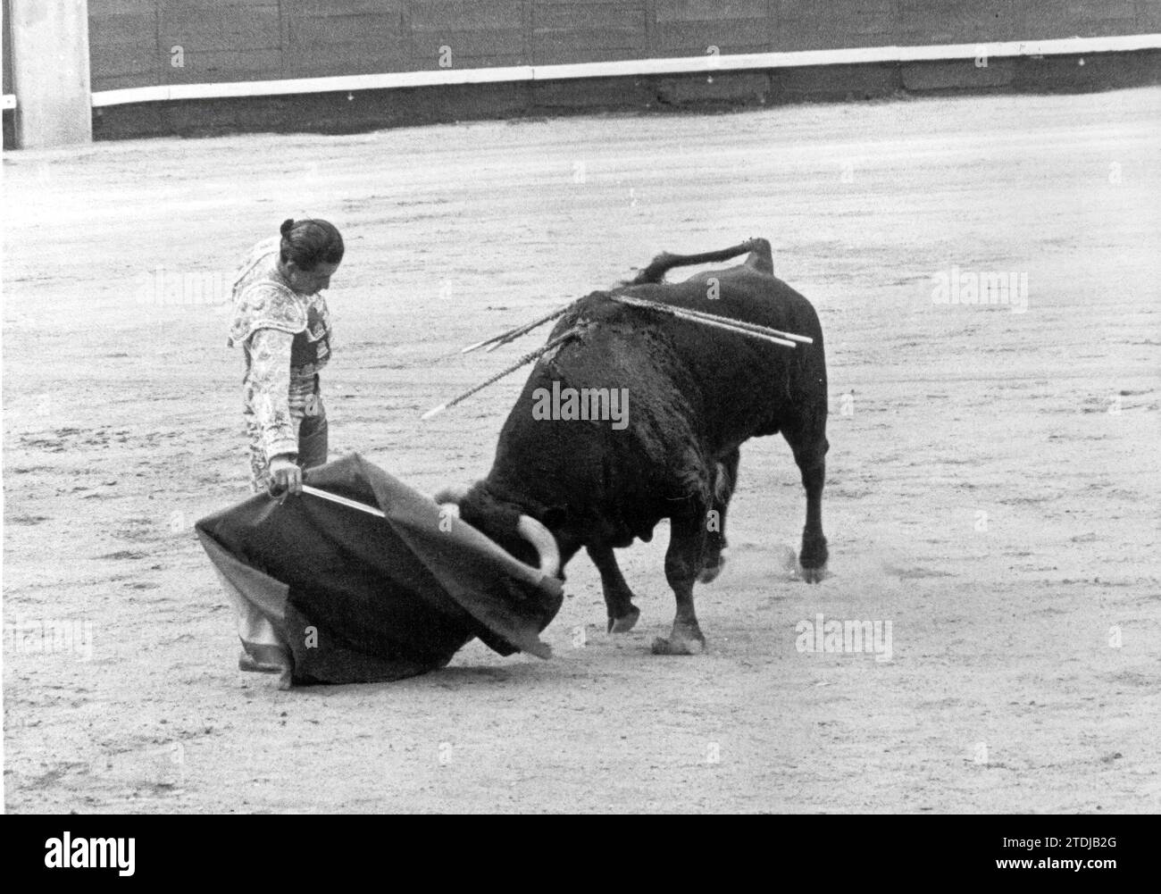 01/01/1961. La performance de «el Viti» à Valence le place dans une position de la plus haute responsabilité, «que je suis sûr - écrit Cossío - que son caractère sévère et digne saura maintenir.» Crédit : Album / Archivo ABC / Teodoro Naranjo Domínguez Banque D'Images