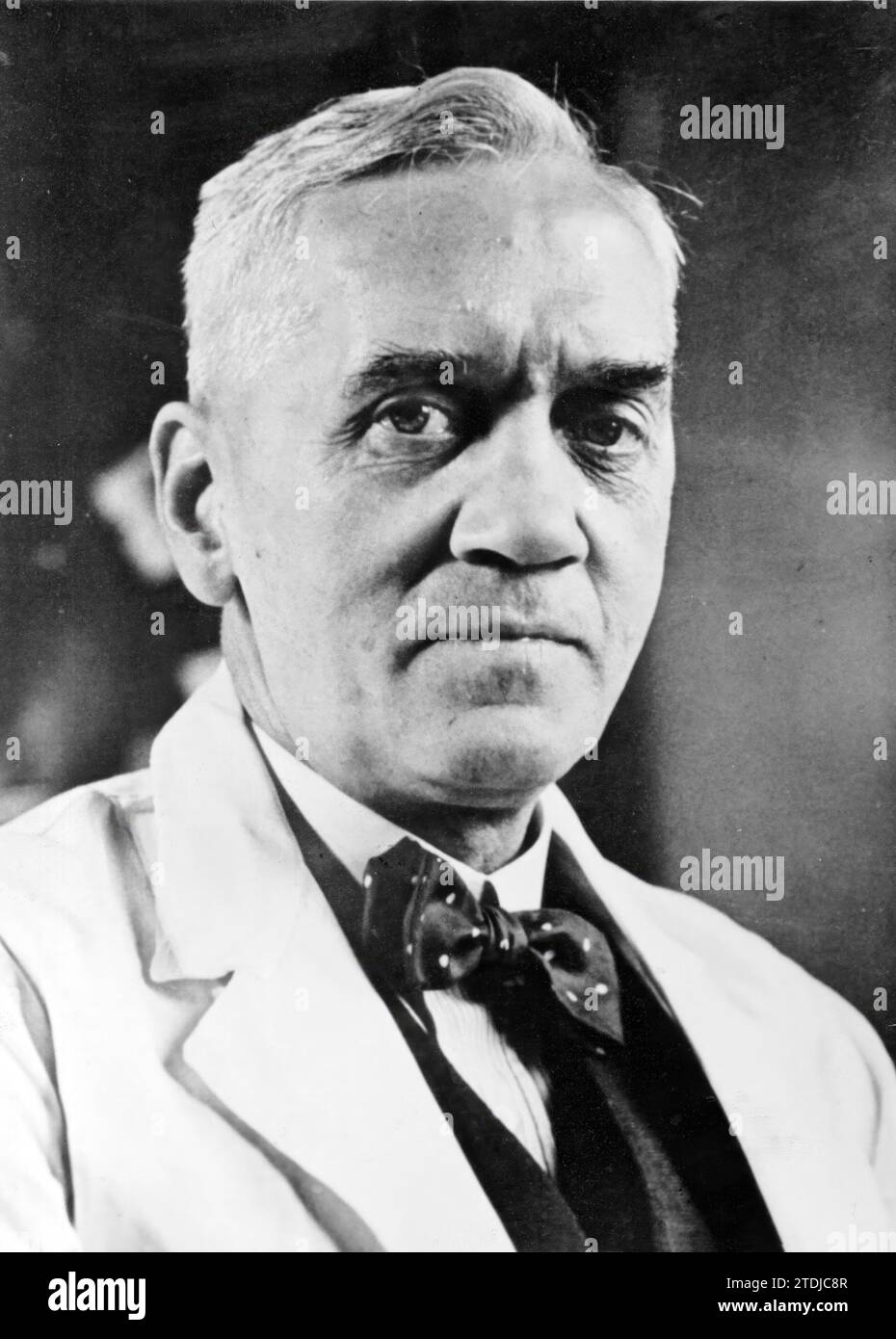 12/31/1928. Portrait du découvreur de la pénicilline, Alexander Fleming. Crédit : Album / Archivo ABC Banque D'Images