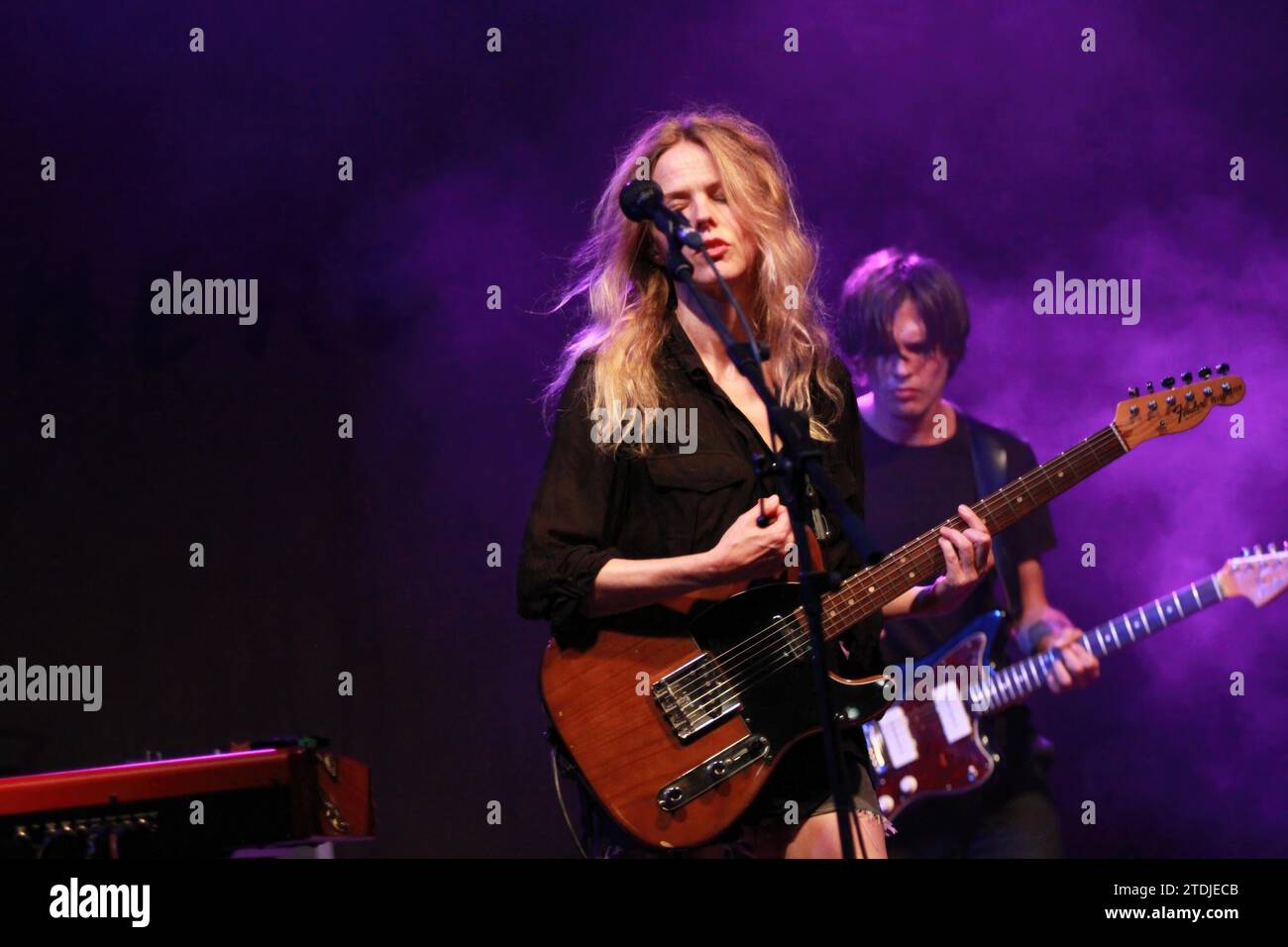 Séville, 08/20/2015. Concert de Christina Rosenvinge à Noctruama. Photo : Rocío Ruz Archsev. Crédit : Album / Archivo ABC / Rocío Ruz Banque D'Images