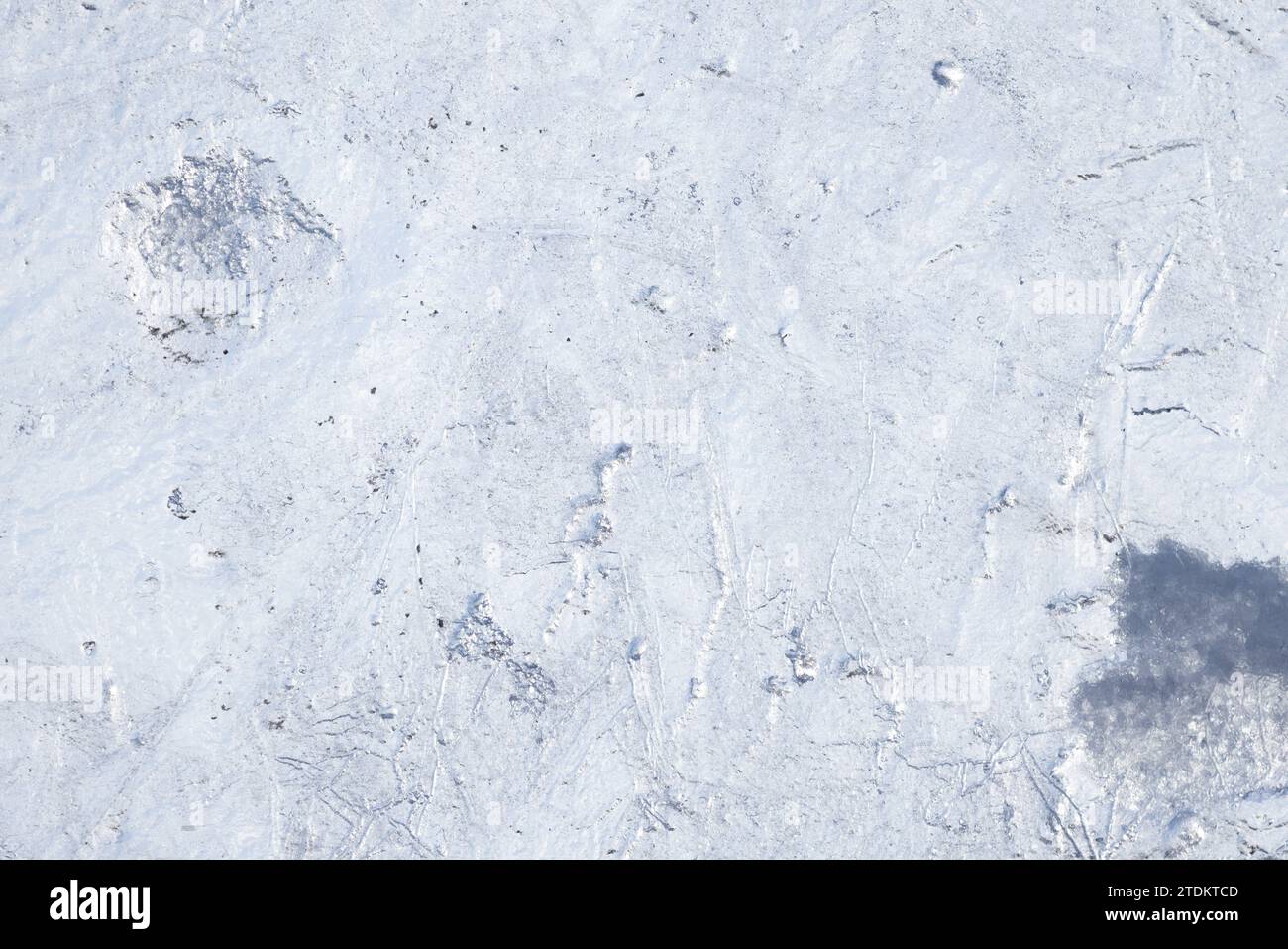 Surface de glace mince, texture de fond naturelle, photo macro Banque D'Images