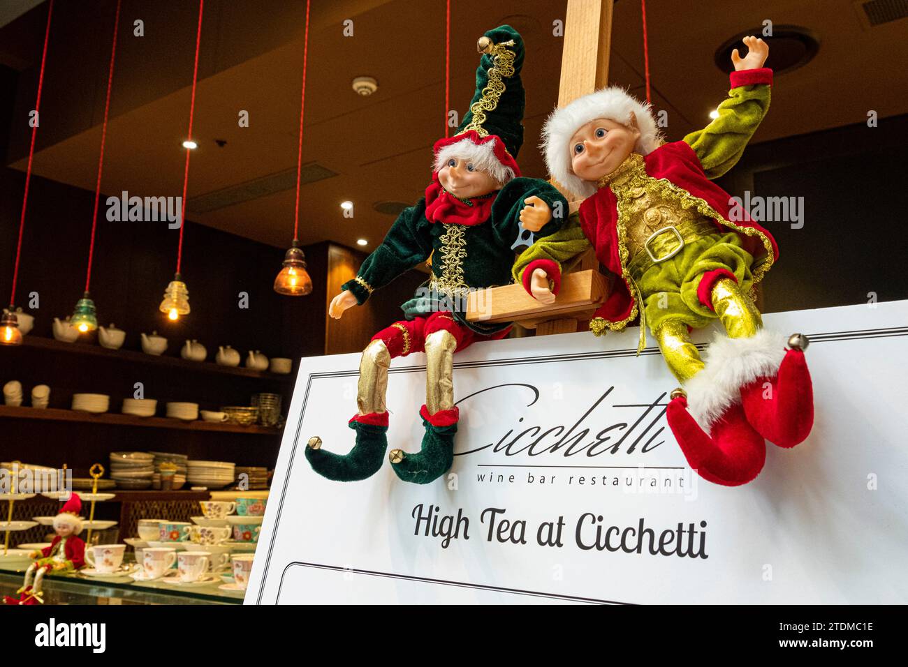 Centres commerciaux à Sydney, en Australie, autour des vacances de Noël Banque D'Images