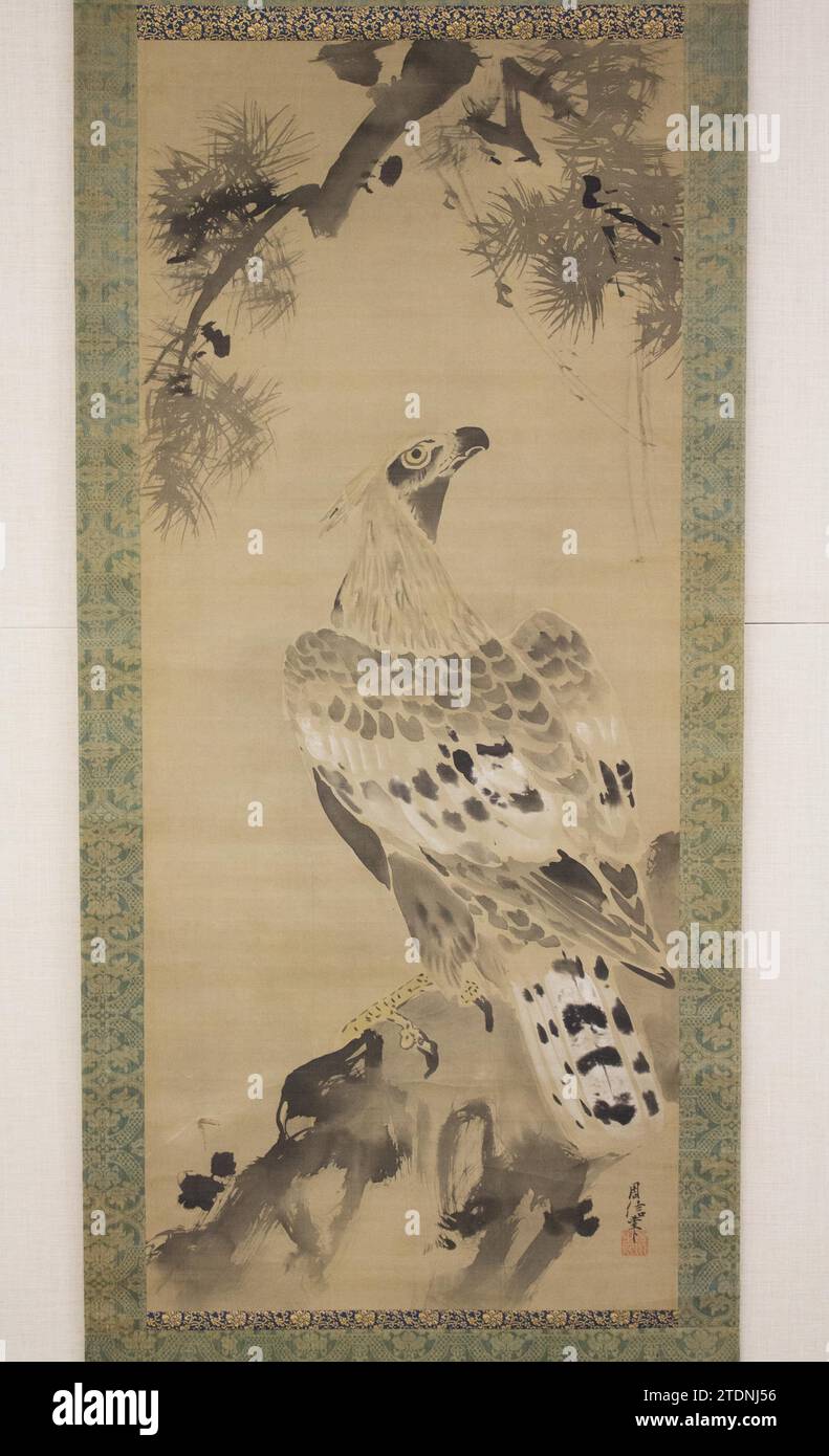 Eagle 1936 de Kano Chikanobu Banque D'Images