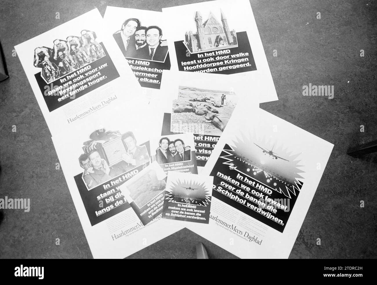 Promotion des imprimés HaarlemmerMeers Dagblad, 08-09-1991, Whizgle nouvelles du passé, adaptées à l'avenir. Explorez les récits historiques, l'image de l'agence néerlandaise avec une perspective moderne, comblant le fossé entre les événements d'hier et les perspectives de demain. Un voyage intemporel façonnant les histoires qui façonnent notre avenir Banque D'Images