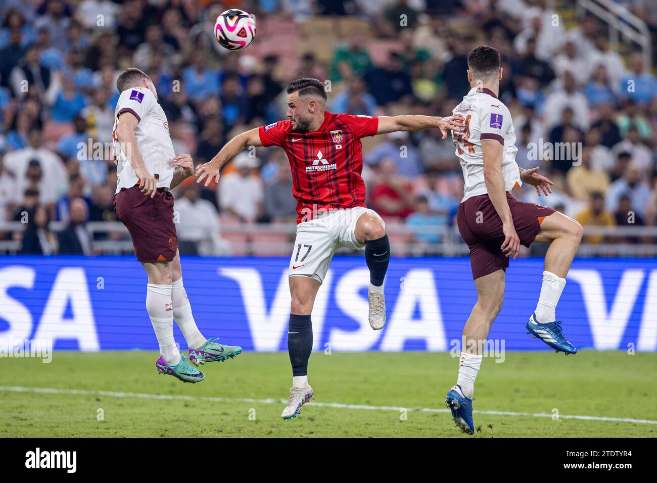 Jeddah, Arabie saoudite. 19 décembre 2023. King Abdullah Sports City Alex Schalk do Urawa Reds durante o semi final da FIFA mundial dos clubes entre Urawa Reds x Manchester City no King Abdullah Sports City no Jeddah, Arabia Saudita (Richard Callis/SPP) crédit : SPP Sport Press photo. /Alamy Live News Banque D'Images