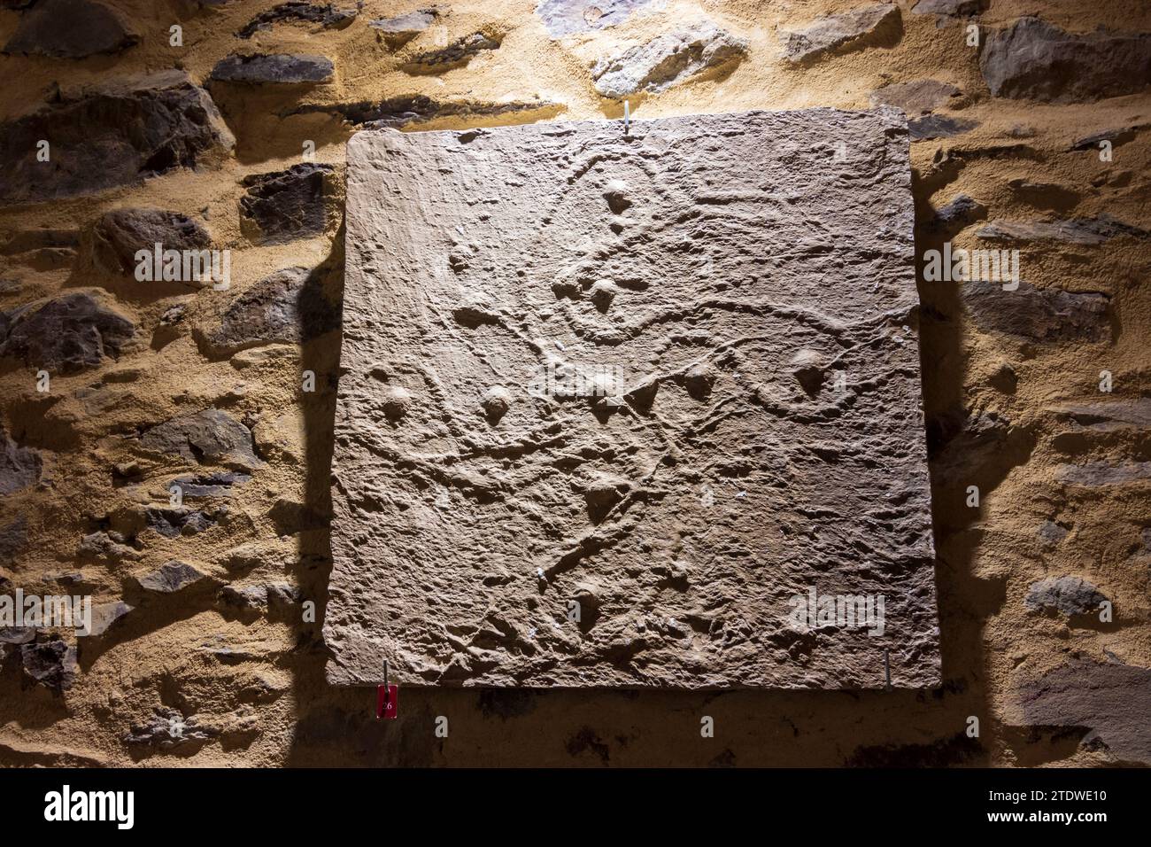 Capo di Ponte : Parc archéologique municipal de Seradina-Bedolina, musée, sites d'art rupestre, dessins rupestres à Valcamonica (vallée de Camonica) à Brescia, Banque D'Images