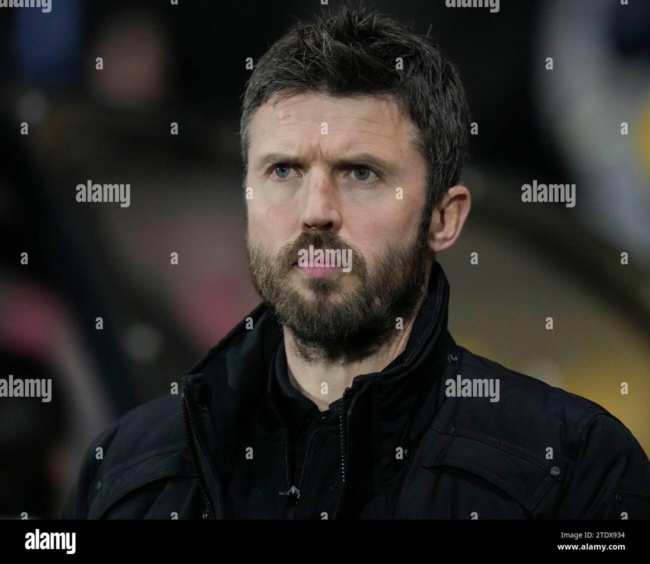 Burslem, Royaume-Uni. 31 août 2023. Michael Carrick Manager de Middlesbrough avant le match de quart de finale de la Carabao Cup Port Vale vs Middlesbrough à Vale Park, Burslem, Royaume-Uni, le 19 décembre 2023 (photo Steve Flynn/News Images) à Burslem, Royaume-Uni le 8/31/2023. (Photo Steve Flynn/News Images/Sipa USA) crédit : SIPA USA/Alamy Live News Banque D'Images