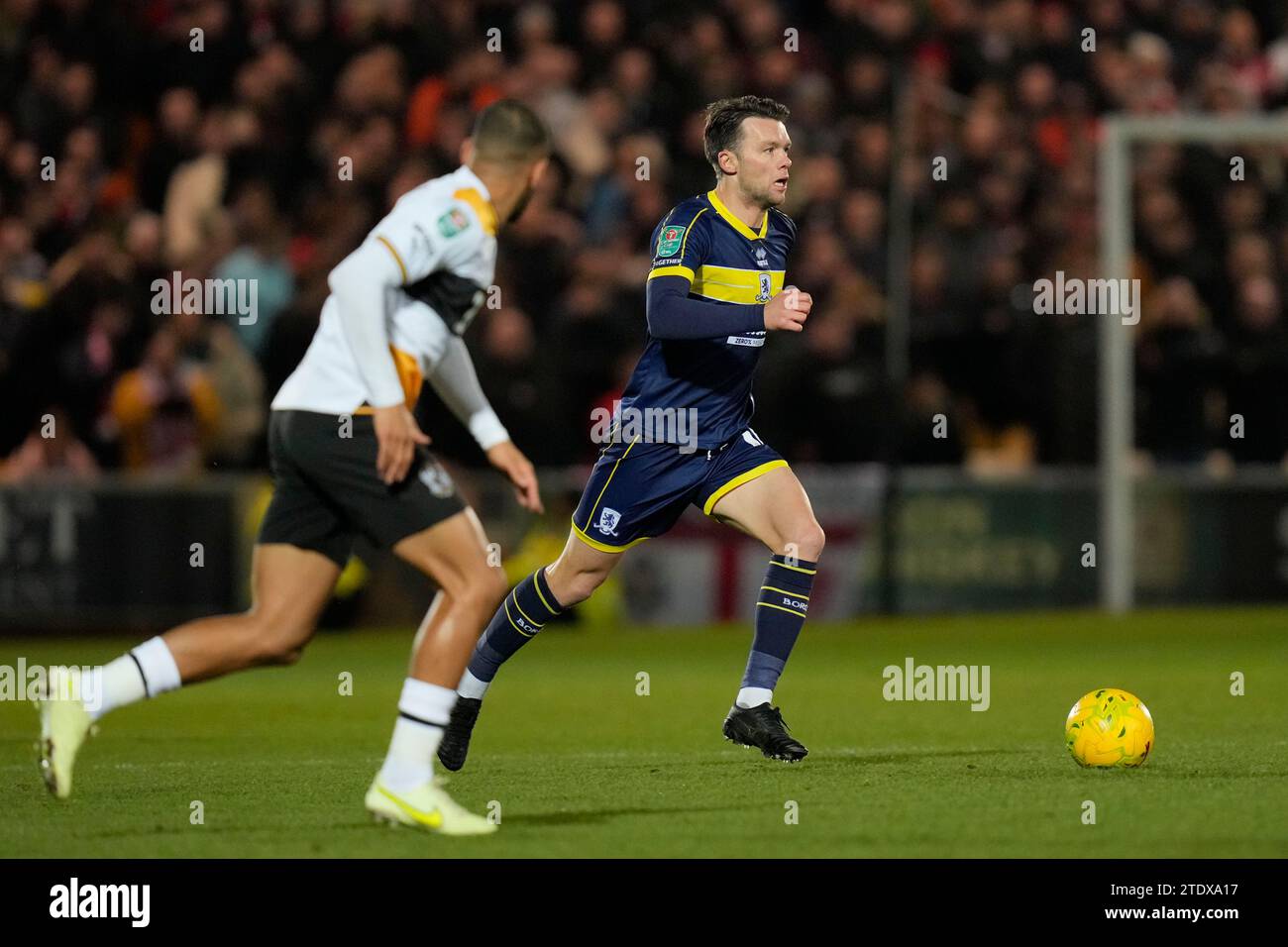 Burslem, Royaume-Uni. 31 août 2023. Jonathan Howson #16 de Middlesbrough lors du match de quart de finale de la Carabao Cup Port Vale vs Middlesbrough à Vale Park, Burslem, Royaume-Uni, le 19 décembre 2023 (photo Steve Flynn/News Images) à Burslem, Royaume-Uni le 8/31/2023. (Photo Steve Flynn/News Images/Sipa USA) crédit : SIPA USA/Alamy Live News Banque D'Images