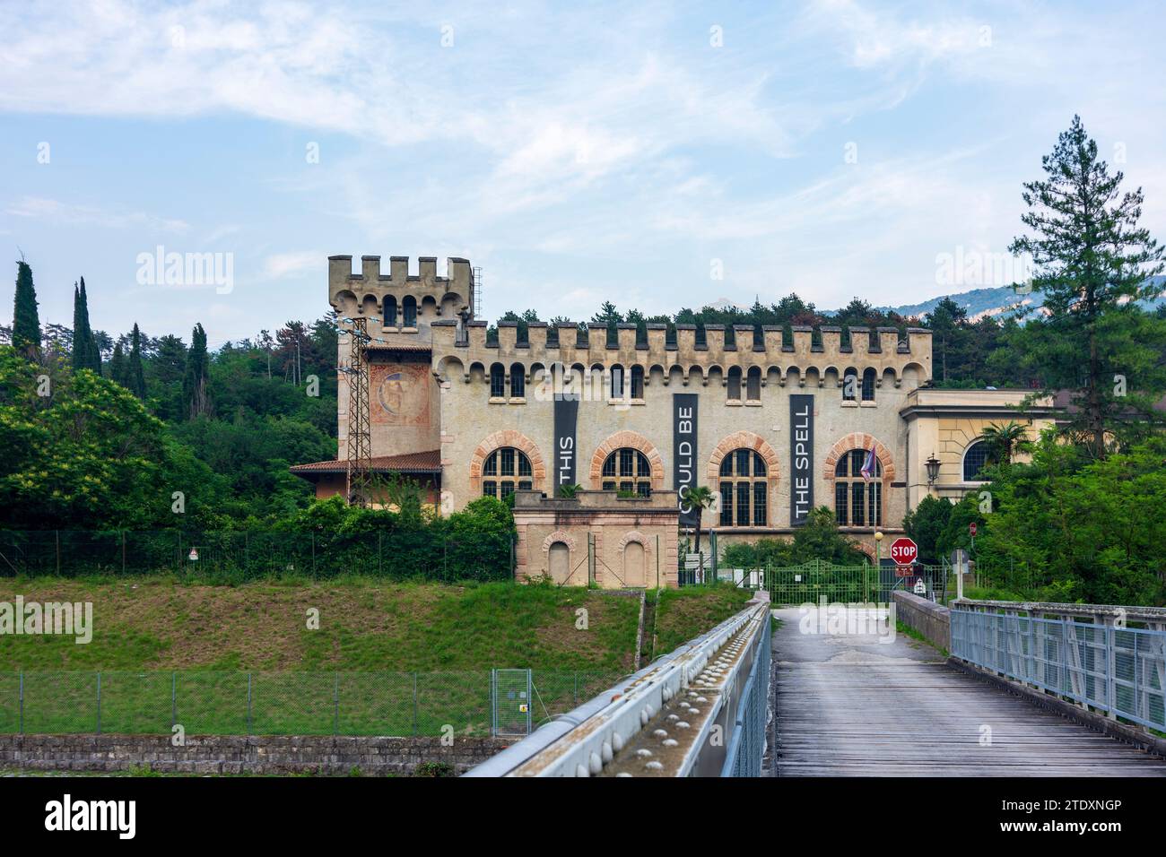 Arco : Centrale di fies, centre des arts de la scène dans le Trentin, Trentin-Tyrol du Sud, Italie Banque D'Images