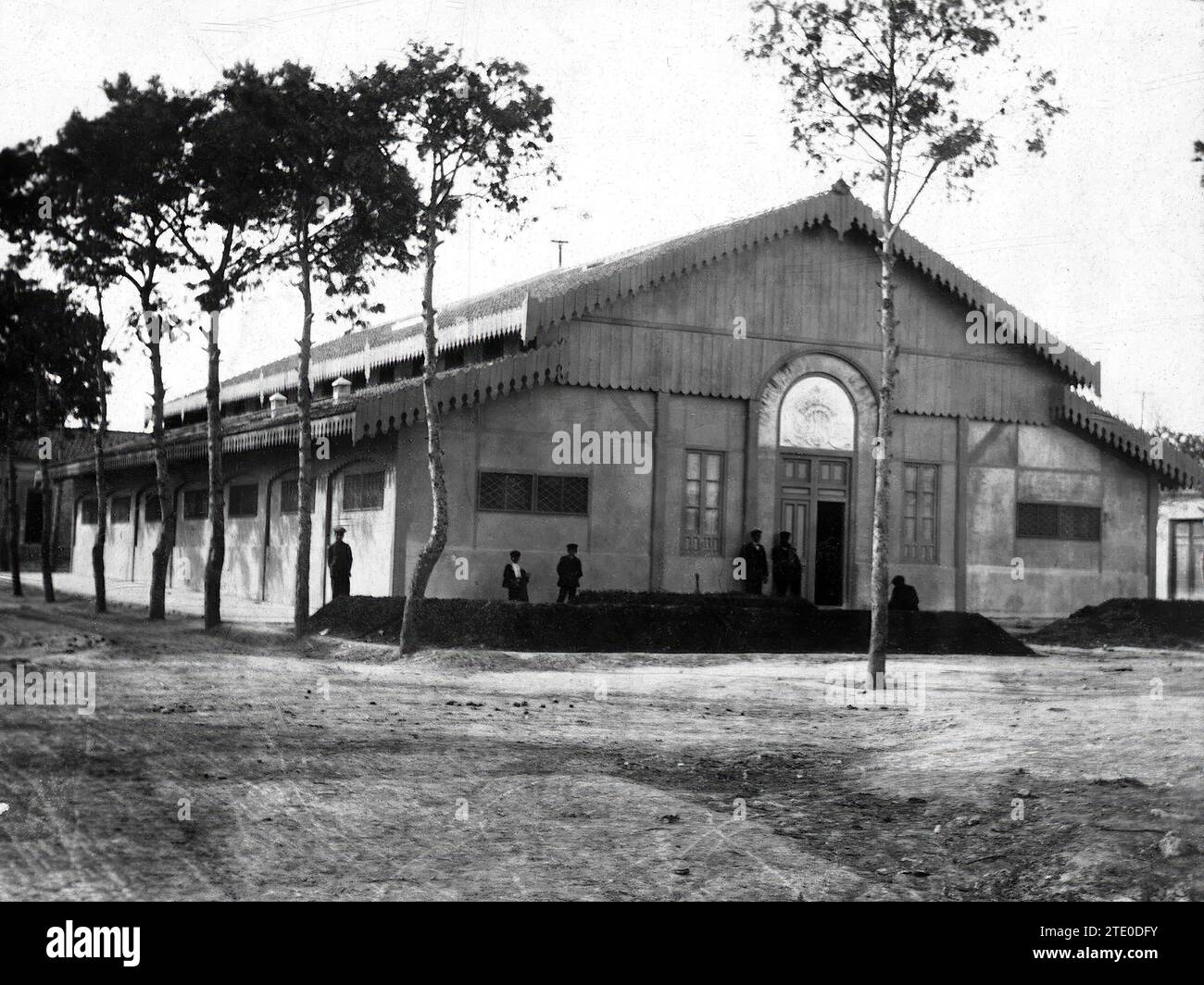 01/31/1912. Nouveau laboratoire municipal anti-buberculose à Alicante. Bâtiment récemment construit, qui sera inauguré par SS.mm. Les rois D. Alfonso et Mme Victoria lors de leur prochain voyage à Alicante. Crédit : Album / Archivo ABC / José Bosch Sánchez Banque D'Images