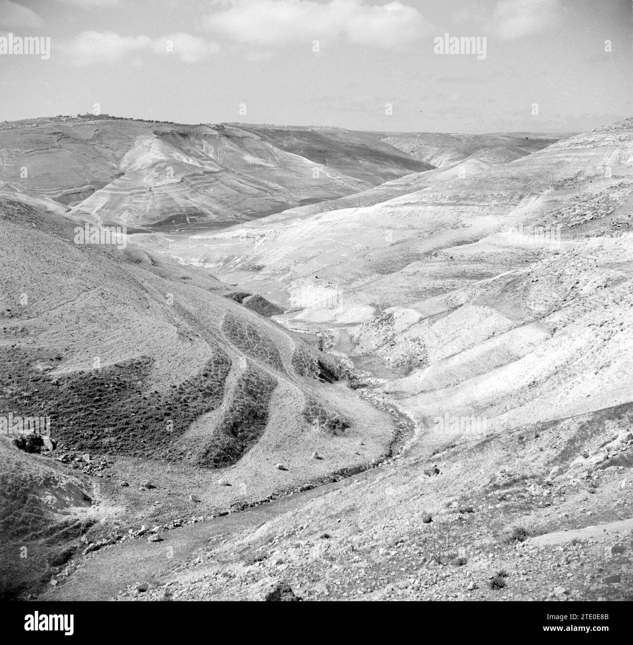 Vue de Jérusalem de la route de Bethléem ca. 1950-1955 Banque D'Images