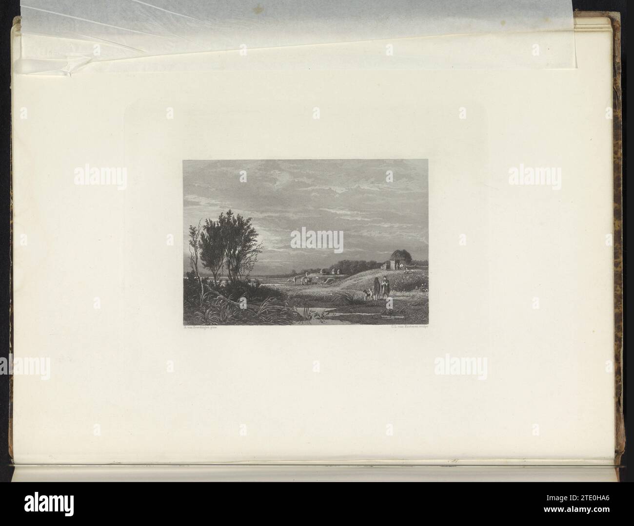 Maison germanique sur un terp, de l'époque romaine, 1865 - 1870 Une maison germanique sur un terp, de l'époque romaine aux pays-Bas. Partie du groupe de gravures sur acier aux peintures de la galerie historique de la société Arti et Amicitiae. Pays-Bas gravure sur papier acier pays-Bas Une maison germanique sur un terp, de l'époque romaine aux pays-Bas. Partie du groupe de gravures sur acier aux peintures de la galerie historique de la société Arti et Amicitiae. Pays-Bas papier gravure sur acier pays-Bas Banque D'Images