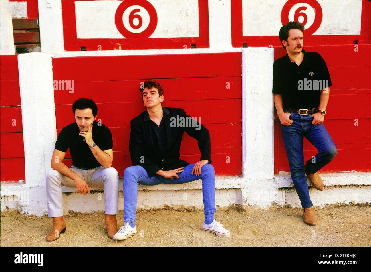 10/01/1990. Le groupe du Cabinet Caligari. Crédit : Album / Archivo ABC / Gonzalo Cruz Banque D'Images