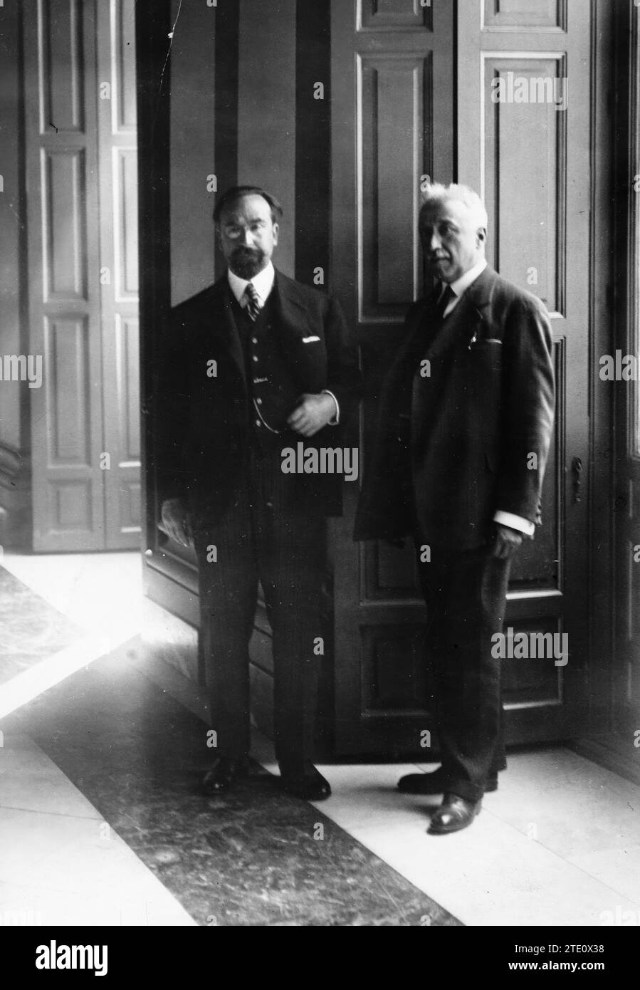 03/20/1931. Dans les galeries du palais de justice pendant une pause du conseil de guerre contre les manifestants du manifeste révolutionnaire. Crédit : Album / Archivo ABC Banque D'Images