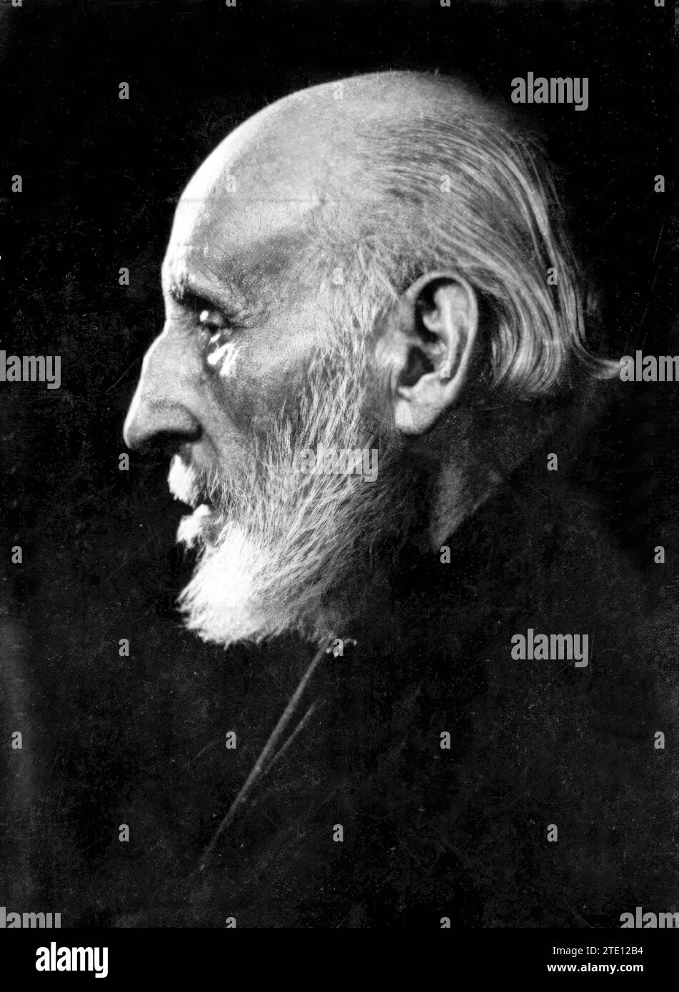 12/31/1929. Don Santaigo Ramón y Cajal, professeur d'histologie à la Faculté de médecine. Crédit : Album / Archivo ABC Banque D'Images