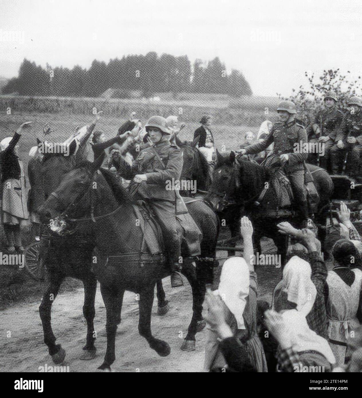 09/30/1938. L'armée allemande occupe les Sudètes après les accords de Munich. Crédit : Album / Archivo ABC Banque D'Images